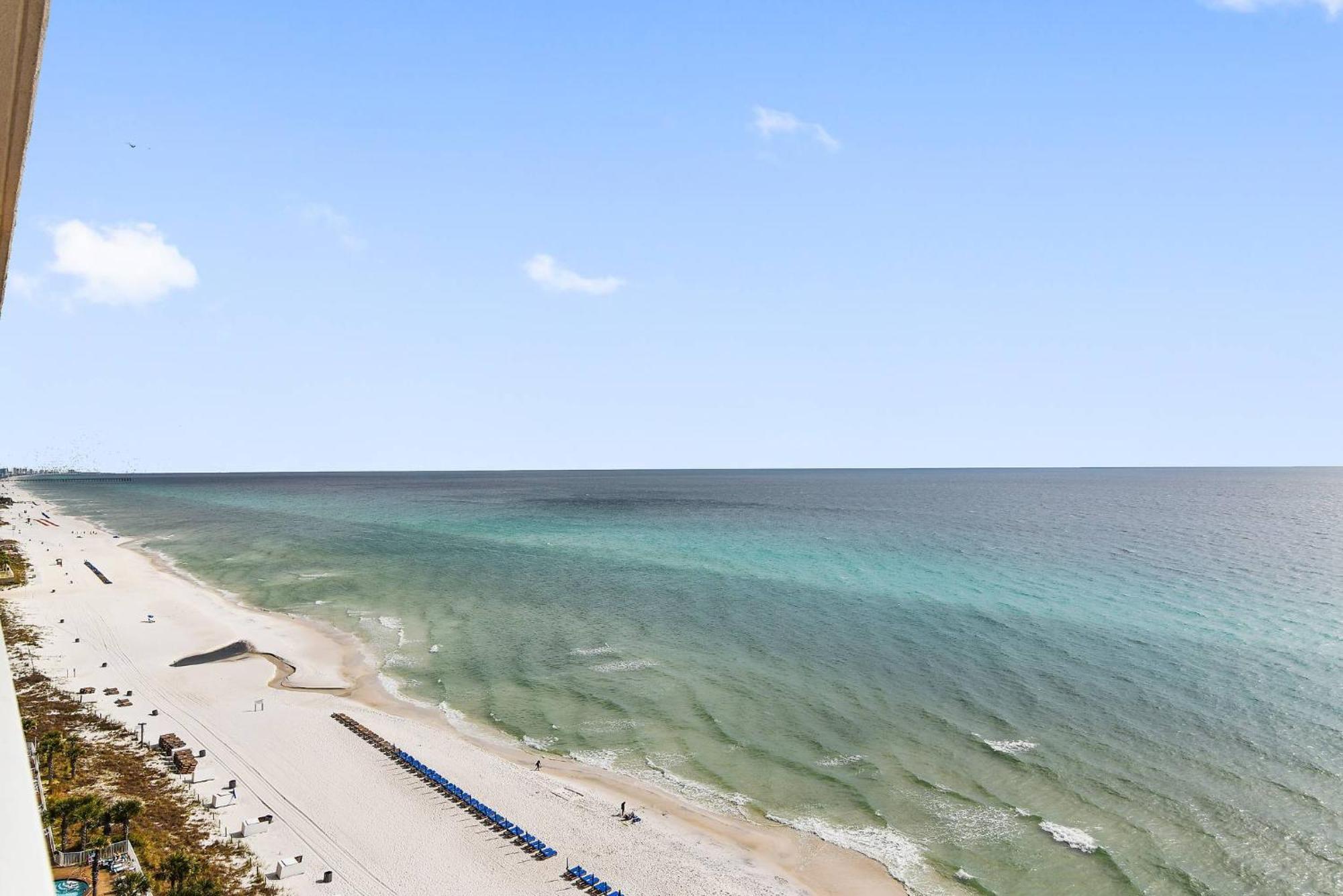 Gulf Front! 2 Bedroom 2 Ba! 11Th Floor Condo + Condo Amenities! 巴拿马城 外观 照片