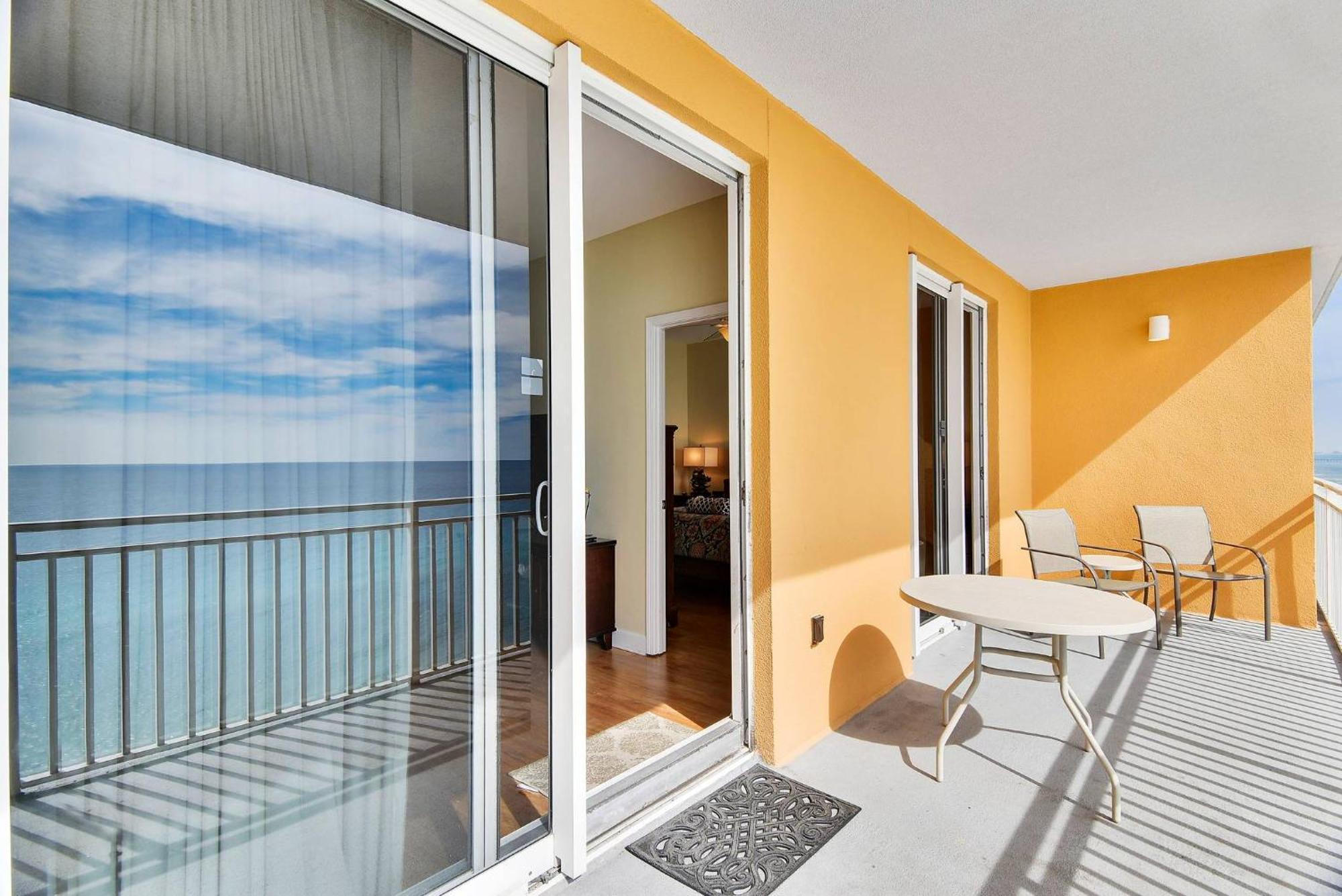 Gulf Front! 2 Bedroom 2 Ba! 11Th Floor Condo + Condo Amenities! 巴拿马城 外观 照片
