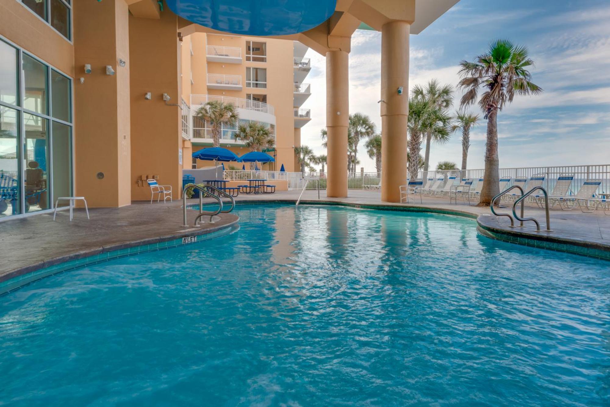 Gulf Front! 2 Bedroom 2 Ba! 11Th Floor Condo + Condo Amenities! 巴拿马城 外观 照片