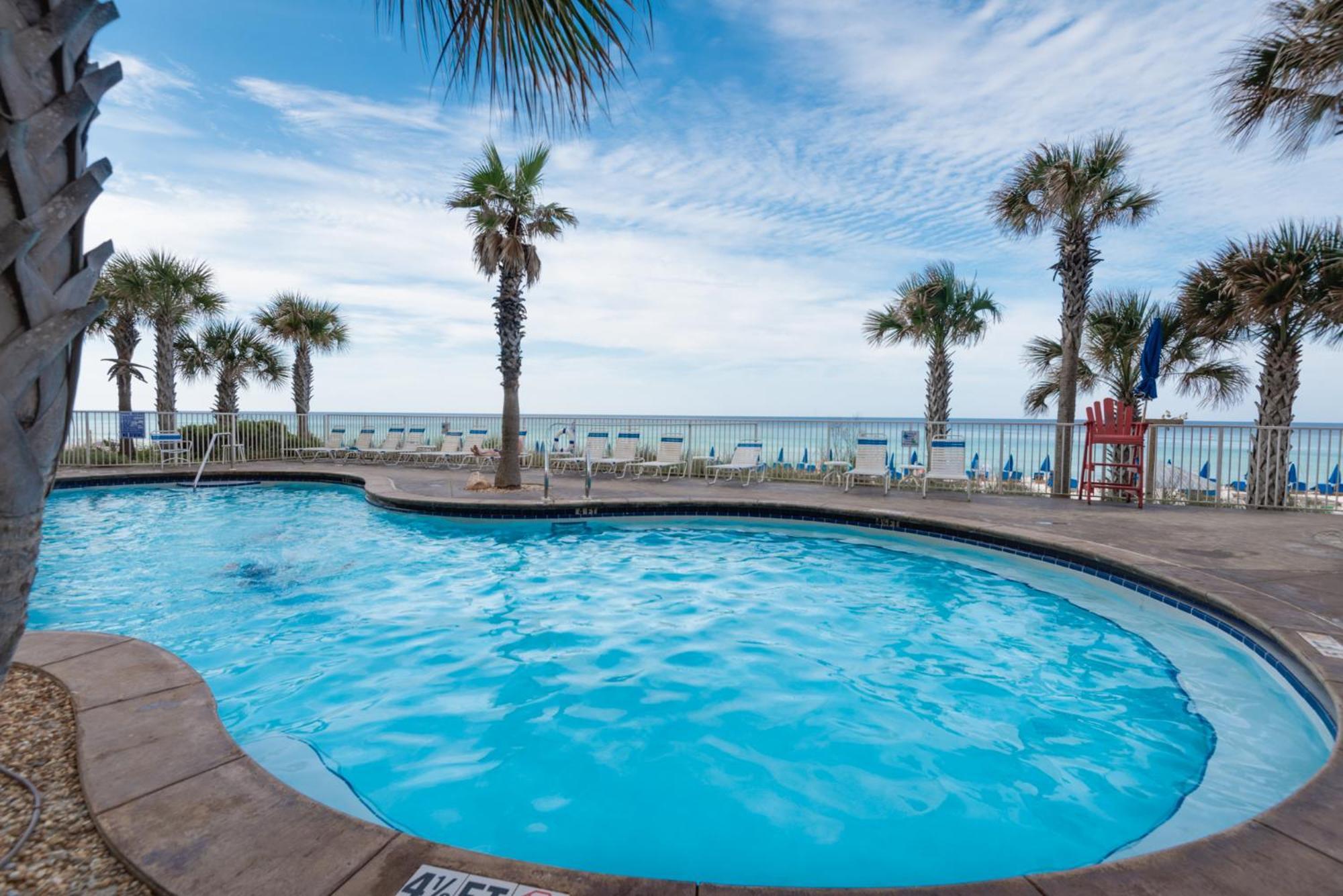 Gulf Front! 2 Bedroom 2 Ba! 11Th Floor Condo + Condo Amenities! 巴拿马城 外观 照片